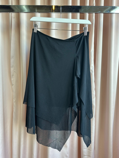 Vivienne Tam Black Midi Skirt