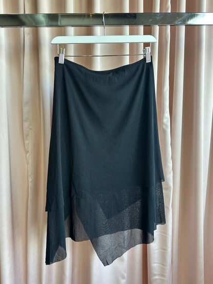Vivienne Tam Black Midi Skirt