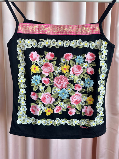 Axara Floral Embroidered Camisole