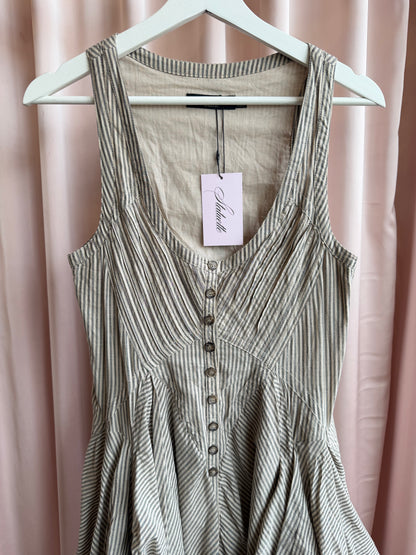 All Saints Asymmetric Bubble Hem Dress