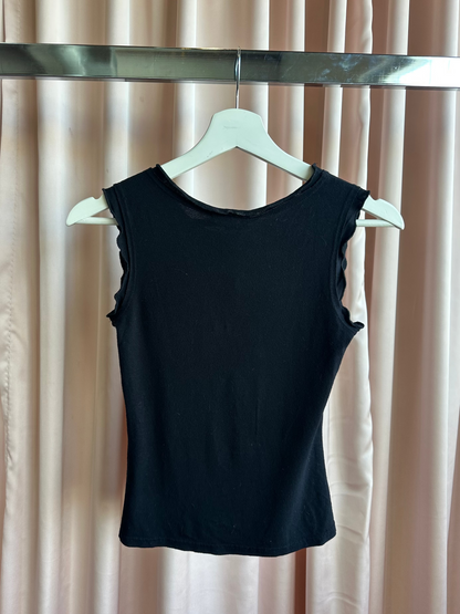 Axara "Appelle Moi" Sequin Tee