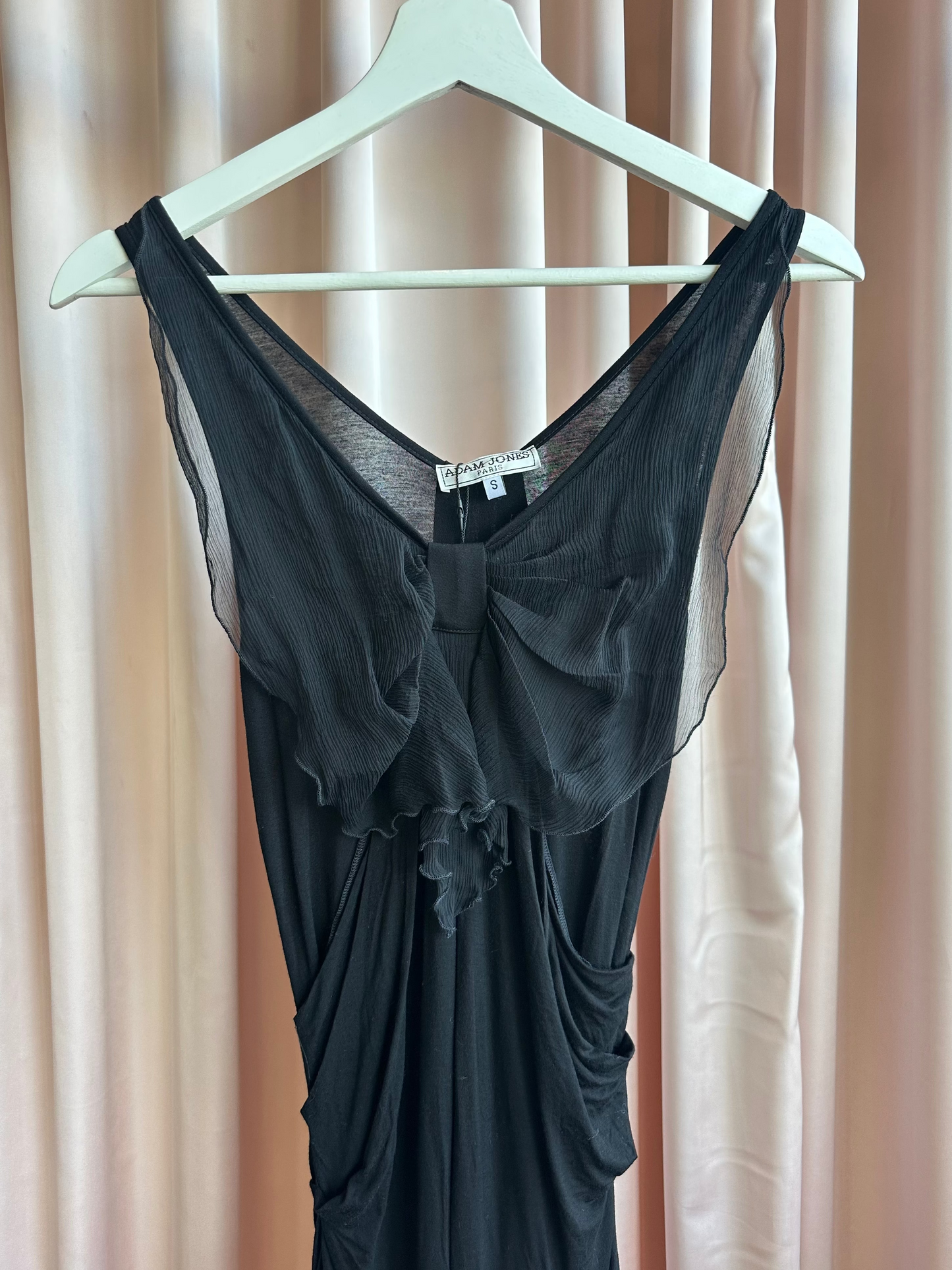 Adam Jones Black Silk Dress