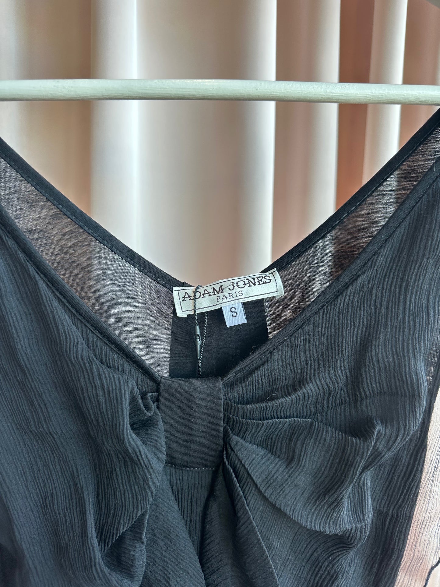 Adam Jones Black Silk Dress