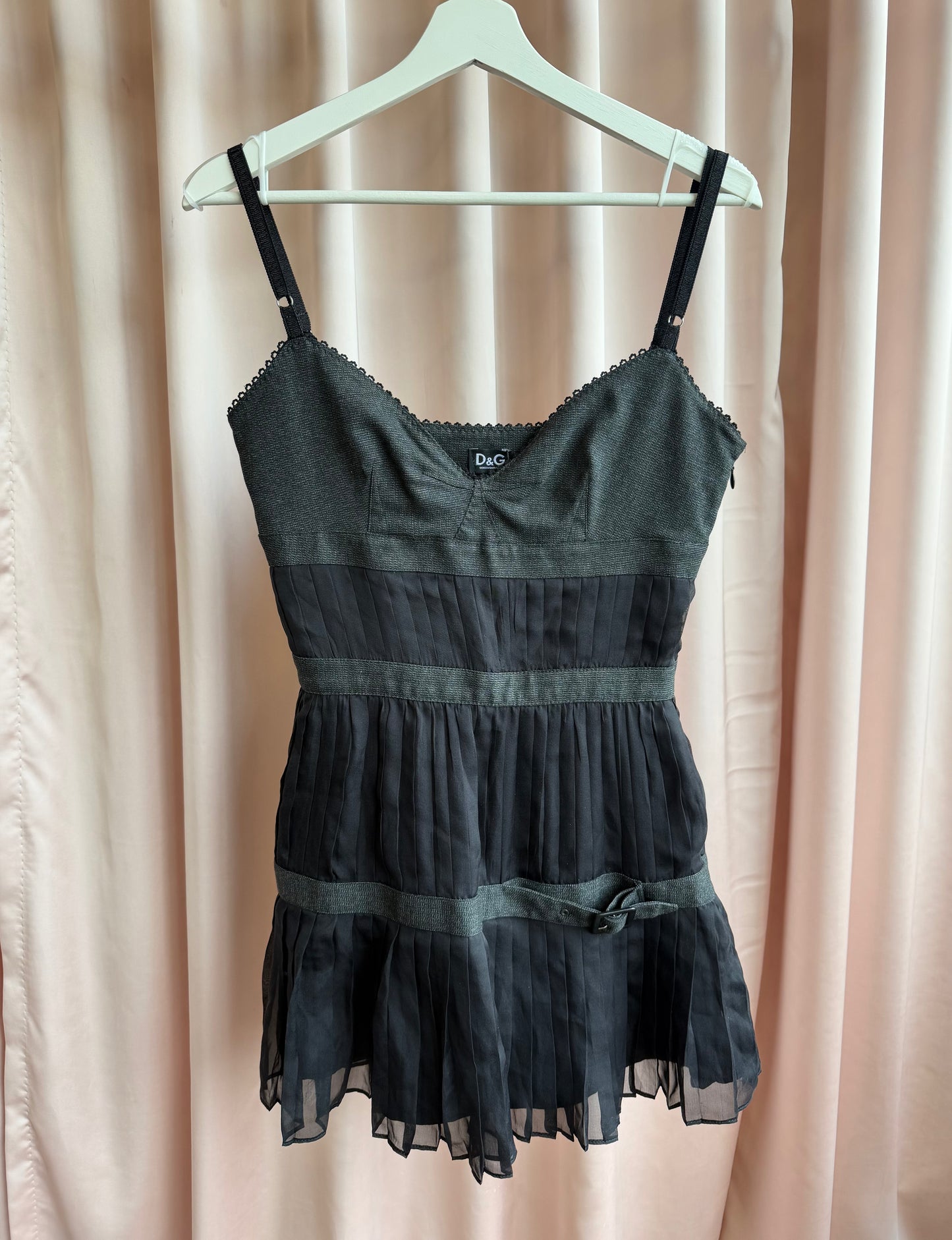 Dolce & Gabbana Pleated Silk Dress