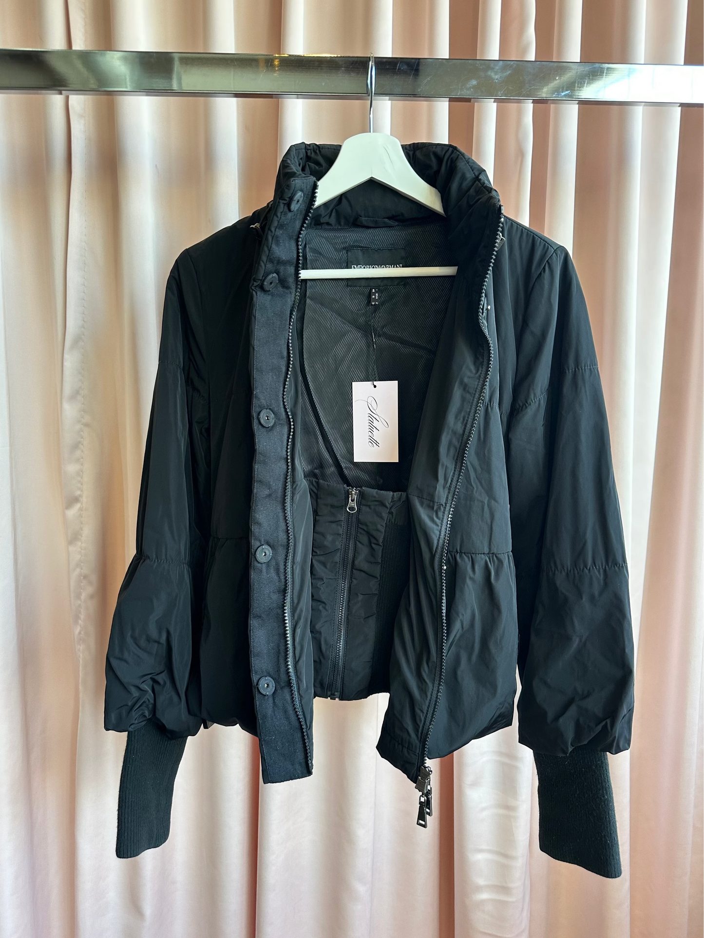 Emporio Armani Black Down Jacket