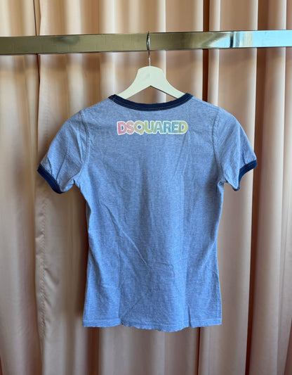 Dsquared2 "Born to be Alive" Ringer Tee
