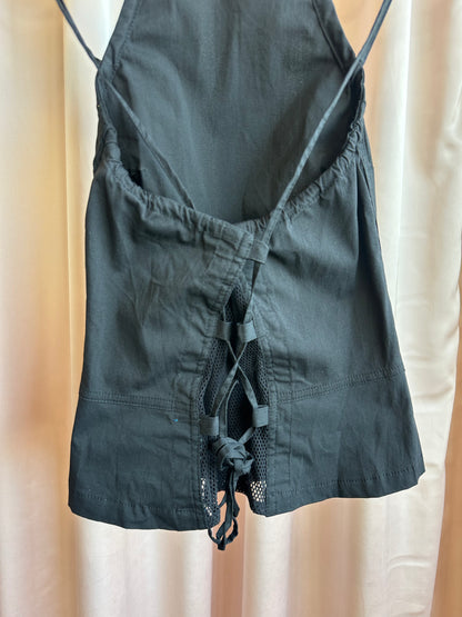 TPHS Black Double Strap Halter Top