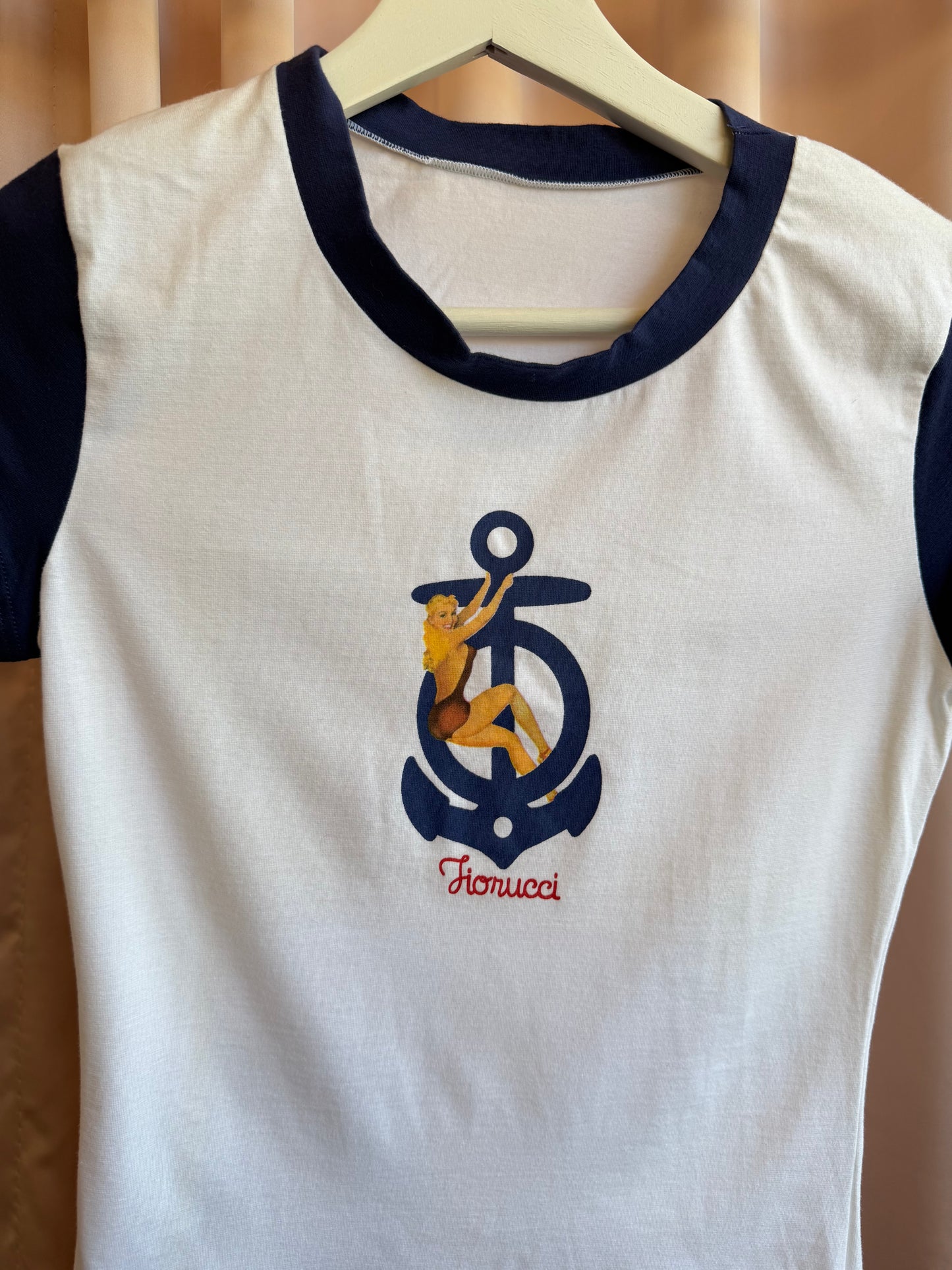 Fiorucci Anchor Graphic Ringer Tee