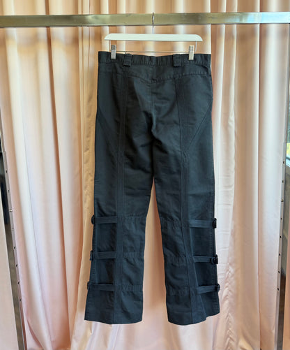 See by Chloe Black Buckle Trousers
