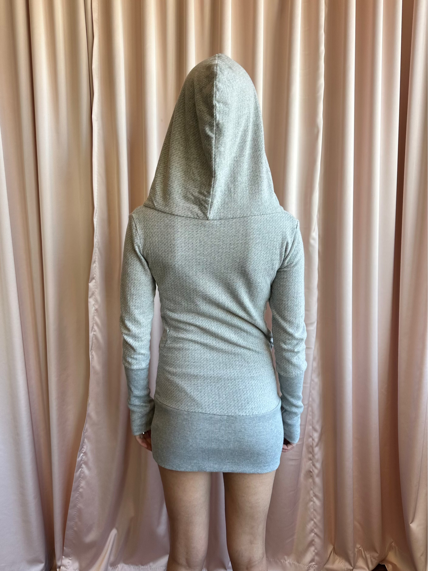 2000's Asymmetric Zip Up Hoodie